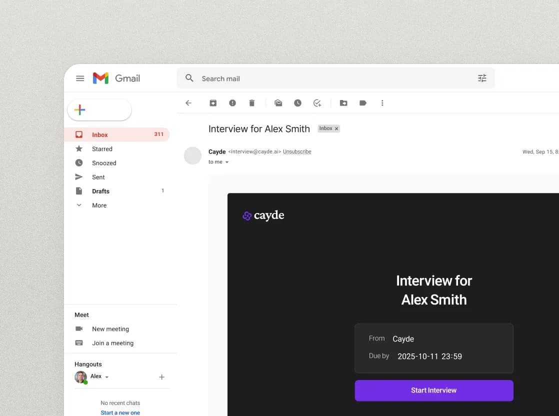 Async interviews, anytime