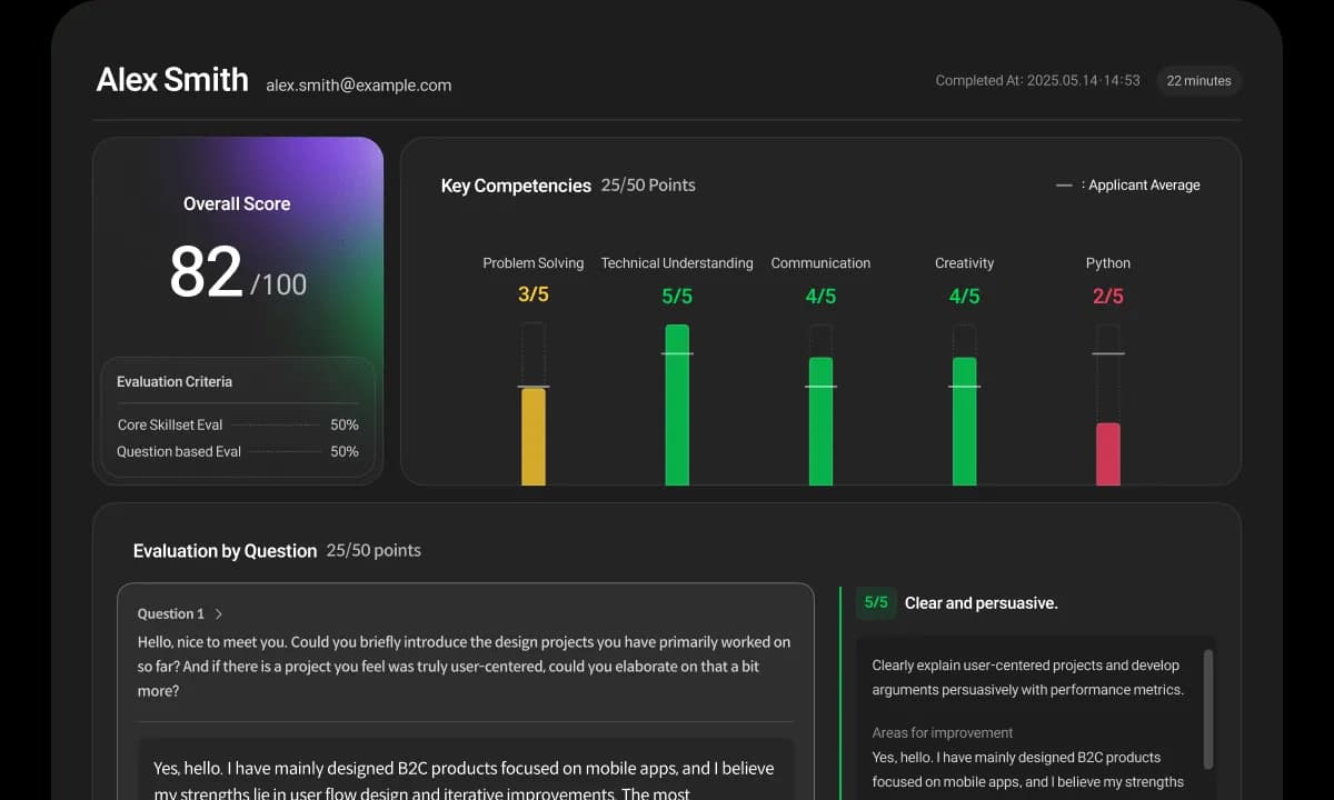 Reduce bias with consistent evaluations